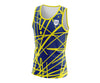 KPI Custom Blue & Yellow Singlet with Club logo